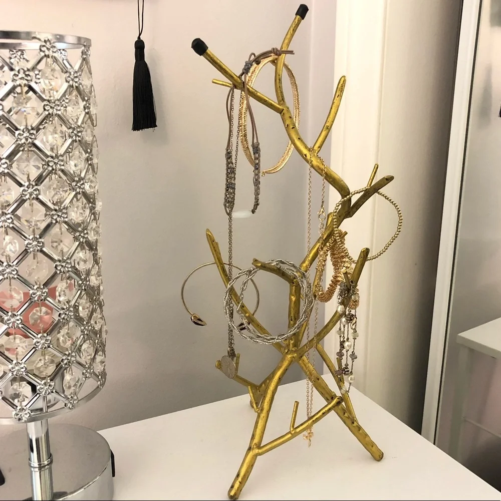 Gold Jewelry Stand/Organizer